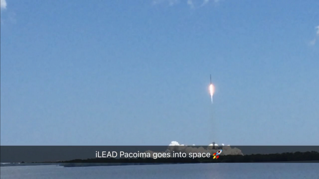 microgravity experiment on SpaceX Falcon 9 rocket