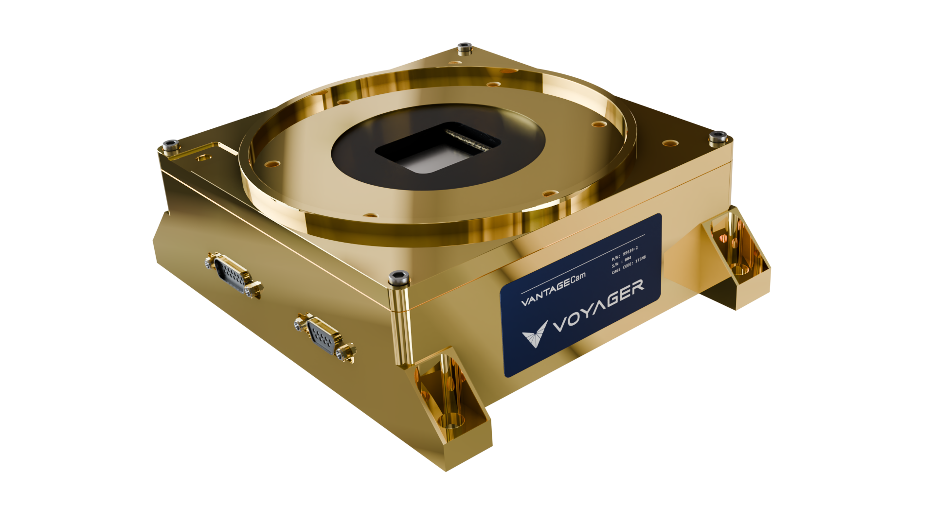 Gold Voyager VantageCam space camera