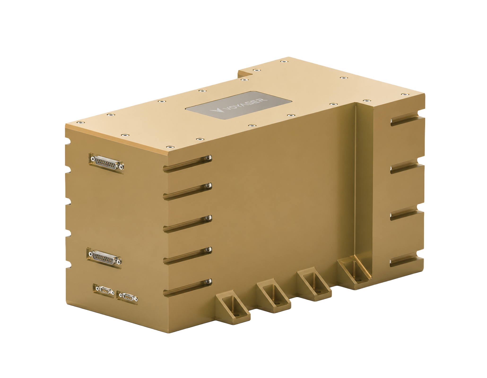 Gold connector box with multiple ports